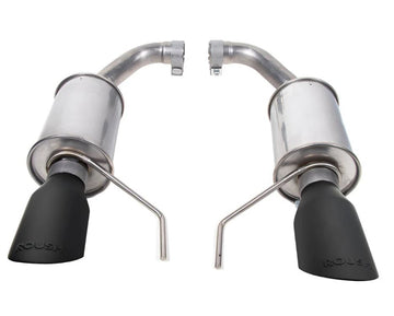 2024 Roush Mustang GT & EcoBoost Dual Tip Axle Back Exhaust - Black Tip