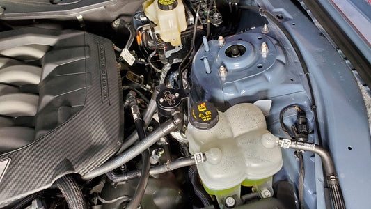 J&L Oil Separator 3.0 PCV Side (2024 Ford Mustang GT 5.0) Black