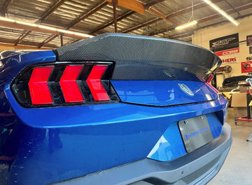 2024 Ford Mustang Carbon Fiber Integrated Decklid Spoiler Module