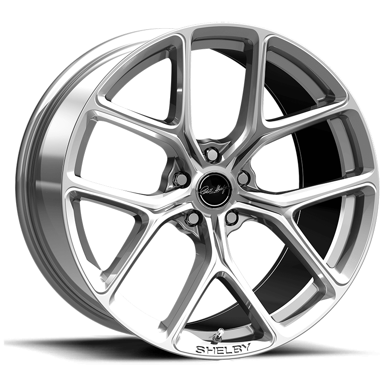 Carroll Shelby Wheels CS3 - 20 x 9.5 in. - 5 x 114.3 - 40mm Offset - Chrome Powder