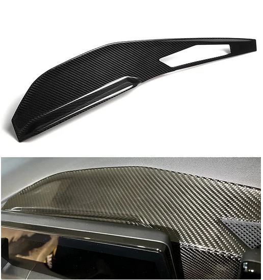 Dash Lip Trim For Ford Mustang 2024-Up GT Premium Ecoboost Dry Carbon Fiber Kit