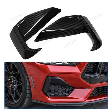 Front Lower Side Grille Insert Dry Carbon Fiber Exterior Trim