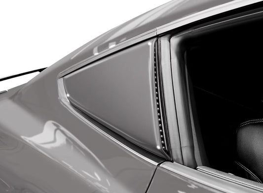 MUSTANG 2024 CARBONIZED GRAY QUARTER WINDOW SCOOP KIT (COUPE)